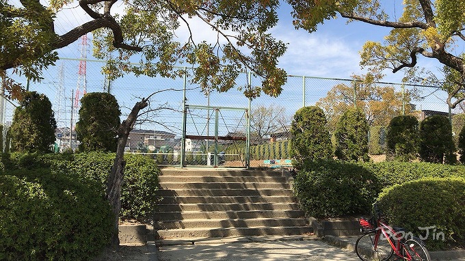 落合公園テニスコート　テニスのBonJin