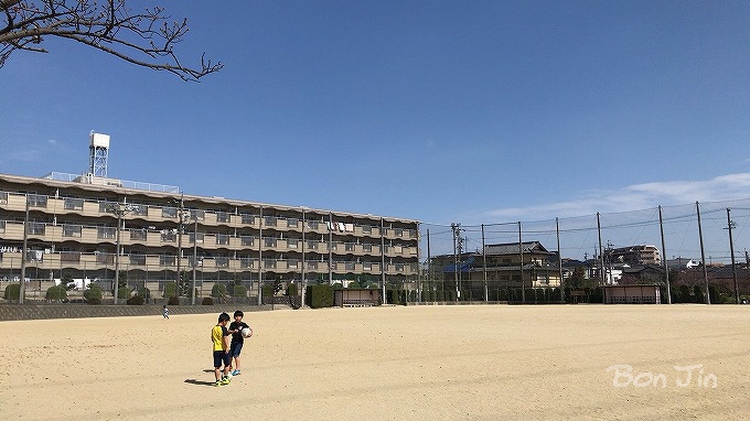 落合公園テニスコート　テニスのBonJin