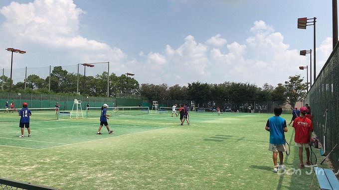 文化広場テニスコート　テニスのBonJin