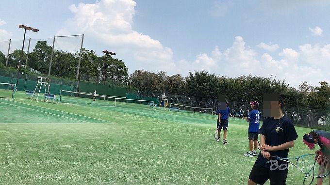 文化広場テニスコート　テニスのBonJin