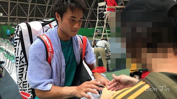 2019兵庫ノアチャレンジャー テニスのBonJin