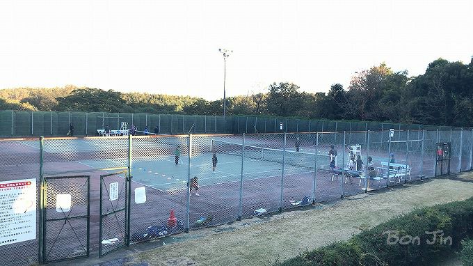 大曽公園テニスコート　テニスのBonJin