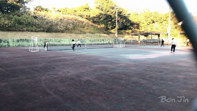 大曽公園テニスコート　テニスのBonJin