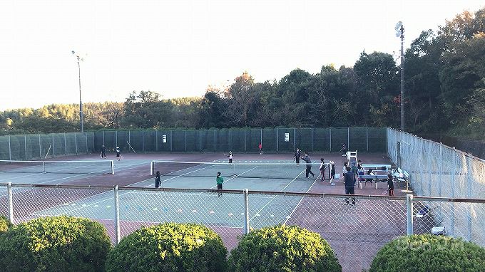 大曽公園テニスコート　テニスのBonJin