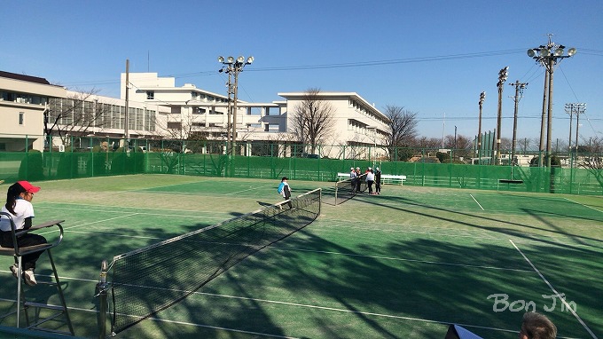 海津テニスコート　テニスのBonJin