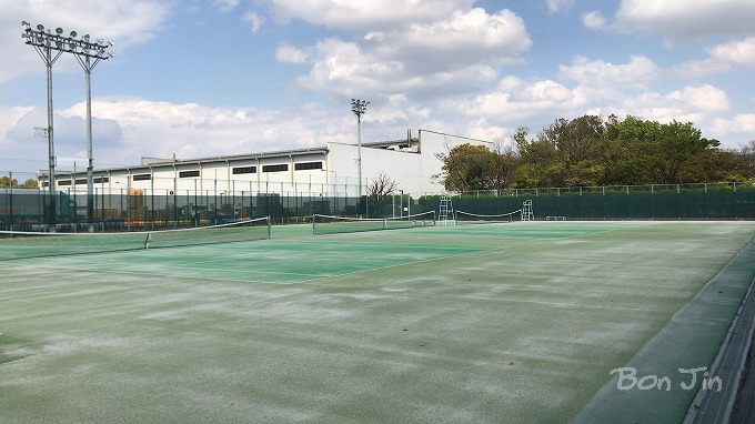 山の田公園テニス場 テニスのBonJin