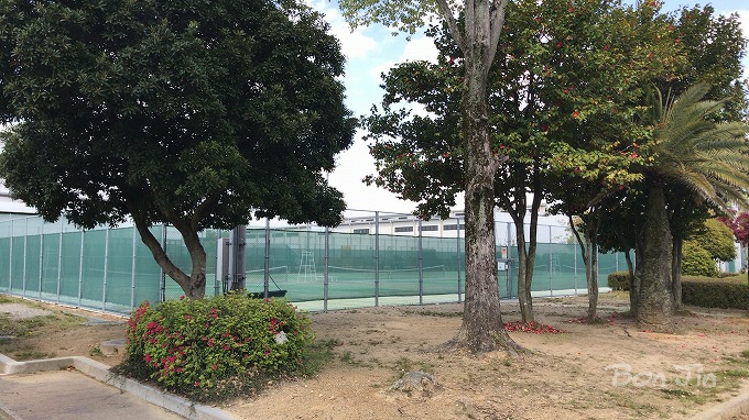 山の田公園テニス場 テニスのBonJin