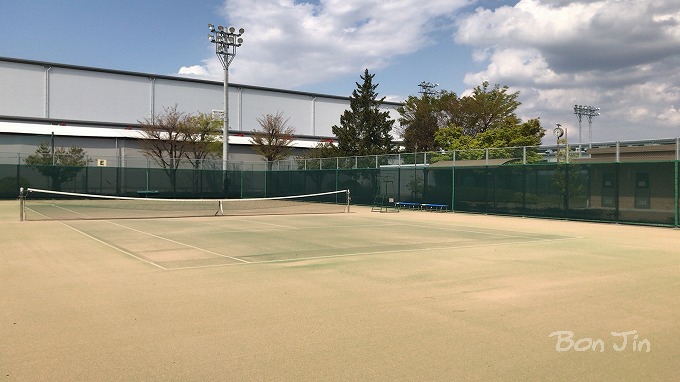 山の田公園テニス場 テニスのBonJin