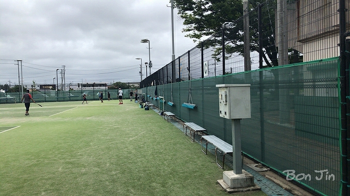 三好公園テニスコート　テニスのBonJin