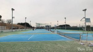 岡崎市龍北総合運動場テニスコート　テニスのBonJin