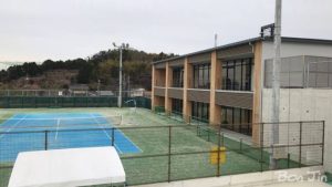 岡崎市龍北総合運動場テニスコート　テニスのBonJin