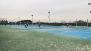 岡崎市龍北総合運動場テニスコート　テニスのBonJin