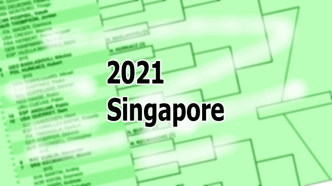2021シンガポール・テニスオープン　テニスのBonJin